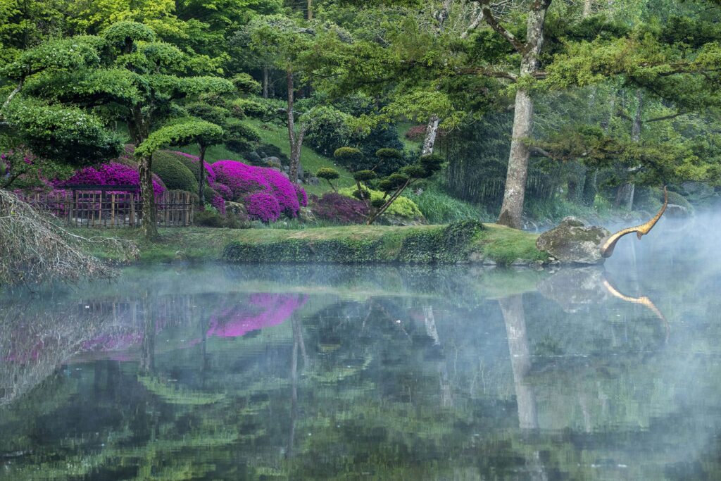 Le parc oriental de Maulévrier à proximité de la maison de vacances